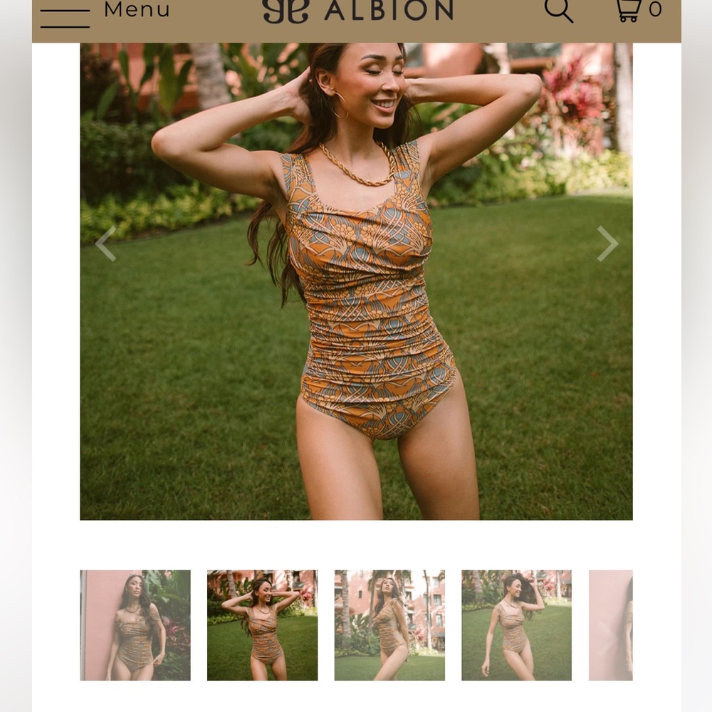 Albion “The Florence Off Shoulder One Piece”